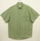 画像: ISLAND 半袖シャツ グリーンベース 変形ドット柄 フランス製 (VINTAGE) 「S/S Shirt」 入荷しました。