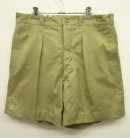画像: 50'S フランス軍 M52 プリーツ入り チノショーツ BEIGE (DEADSTOCK) 「Shorts」 入荷しました。