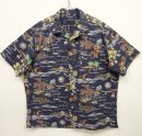 画像: 90'S POLO SPORT コットン 半袖 オープンカラーシャツ ネイビーベース (VINTAGE) 「S/S Shirt」 入荷しました。