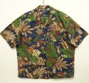 画像: 90'S POLO SPORT コットン 半袖 オープンカラーシャツ ネイビーベース (VINTAGE) 「S/S Shirt」 入荷しました。