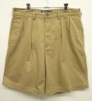 画像: 90'S RALPH LAUREN "TYLER SHORT" ツープリーツ チノショーツ タン (VINTAGE) 「Shorts」 入荷しました。