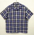 画像: 90'S RALPH LAUREN "ANDY CAMP" コットン 半袖 オープンカラーシャツ チェック柄 (VINTAGE) 「S/S Shirt」 入荷しました。