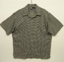 画像: 90'S RALPH LAUREN レーヨン 半袖 オープンカラーシャツ ハウンドトゥース柄 (VINTAGE) 「S/S Shirt」 入荷しました。
