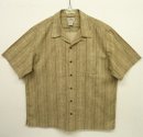 画像: LL Bean コットン 半袖 オープンカラーシャツ ベージュ 総柄 (VINTAGE) 「S/S Shirt」 入荷しました。