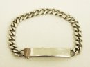 画像: IDプレート チェーンブレスレット シルバー (VINTAGE) 「Accessorie」 入荷しました。