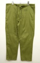 画像: 80'S ルーマニア軍 ドローコード付き イージーチノパンツ OLIVE (DEADSTOCK) 「Bottoms」 入荷しました。