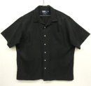 画像: 90'S RALPH LAUREN "CALDWELL" シルク/コットン 半袖 オープンカラーシャツ ブラック (VINTAGE) 「S/S Shirt」 入荷しました。