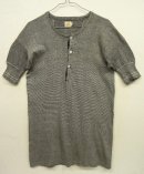 画像: 50'S ONEITA 盾タグ 猫目ボタン ヘンリーネック Tシャツ ブラック (VINTAGE) 「T-Shirt」 入荷しました。