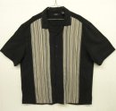 画像: AXIS LA フロント切り替え シルク 半袖 オープンカラーシャツ ブラック (VINTAGE) 「S/S Shirt」 入荷しました。
