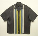 画像: NAT NAST フロントライン入り シルク 半袖 オープンカラーシャツ チャコール (VINTAGE) 「S/S Shirt」 入荷しました。