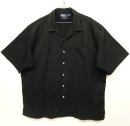 画像: 90'S RALPH LAUREN "CLAYTON" レーヨン/コットン 半袖 オープンカラーシャツ ブラック (VINTAGE) 「S/S Shirt」 入荷しました。