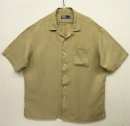 画像: 90'S RALPH LAUREN シルク/リネン 半袖 オープンカラーシャツ ベージュ (VINTAGE) 「S/S Shirt」 入荷しました。
