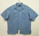 画像: 90'S RALPH LAUREN "CALDWELL" シルク/リネン 半袖 オープンカラーシャツ ライトブルー (DEADSTOCK) 「S/S Shirt」 入荷しました。