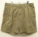 画像: 90'S BANANA REPUBLIC ツープリーツ チノショーツ カーキ (VINTAGE) 「Shorts」 入荷しました。