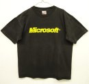 画像: 90'S MICROSOFT シングルステッチ 半袖 Tシャツ BLACK USA製 (VINTAGE) 「T-Shirt」 入荷しました。