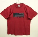 画像: 80'S LL Bean シングルステッチ 半袖 Tシャツ バーガンディ USA製 (VINTAGE) 「T-Shirt」 入荷しました。