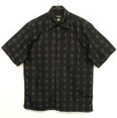 画像: GNW カスリ柄 半袖 デザインシャツ ブラック (VINTAGE) 「S/S Shirt」 入荷しました。