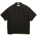 画像: EIGHTY EIGHT USA レーヨン/ポリ 半袖 オープンカラーシャツ ブラック (VINTAGE) 「S/S Shirt」 入荷しました。