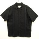 画像: PORTFOLIO リネン フロント刺繍入り 半袖 メキシカンシャツ ブラック/ブルー (VINTAGE) 「S/S Shirt」 入荷しました。