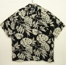 画像: 90'S RALPH LAUREN "ADAMS" レーヨン 半袖 オープンカラーシャツ ブラックベース (VINTAGE) 「S/S Shirt」 入荷しました。