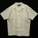 画像: 90'S RALPH LAUREN "JAVA" コットン 半袖 オープンカラー キューバシャツ ホワイト (VINTAGE) 「S/S Shirt」 入荷しました。