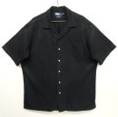 画像: 90'S RALPH LAUREN "CALDWELL" シルク/コットン 半袖 オープンカラーシャツ ブラック (VINTAGE) 「S/S Shirt」 入荷しました。
