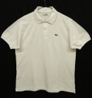 画像: 80'S CHEMISE LACOSTE ポロシャツ ホワイト フランス製 (VINTAGE) 「S/S Polo」 入荷しました。
