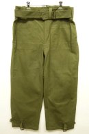 画像: 50'S フランス軍 メタルボタン モーターサイクル オーバーパンツ OLIVE (DEADSTOCK) 「Bottoms」 入荷しました。
