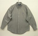 画像: 90'S RALPH LAUREN "CLASSIC FIT" ピンオックス 長袖 BDシャツ グレー (VINTAGE) 「L/S Shirt」 入荷しました。