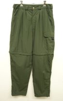 画像: GUIDE GEAR ナイロン 2WAY ツープリーツ カーゴパンツ OLIVE (USED) 「Bottoms」 入荷しました。