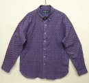 画像: 90'S RALPH LAUREN マチ付き 三点留め BDシャツ ブルー/オレンジ (VINTAGE) 「L/S Shirt」 入荷しました。