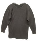 画像: イタリア軍 ウール/コットン クルーネック アンダーシャツ 後染めブラック (VINTAGE) 「T-Shirt」 入荷しました。