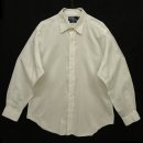 画像: 90'S RALPH LAUREN "ANDREW" 同色ロゴ 長袖 レギュラーカラーシャツ ホワイト (VINTAGE) 「L/S Shirt」 入荷しました。