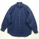 画像: 90'S RALPH LAUREN "BLAKE" ポプリン 長袖 BDシャツ ネイビー (VINTAGE) 「L/S Shirt」 入荷しました。