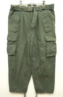 画像: 60'S ドイツ軍 プリーツ入り ベルト付き カーゴパンツ KHAKI (VINTAGE) 「Bottoms」 入荷しました。