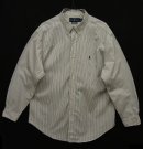 画像: 90'S RALPH LAUREN "CLASSIC FIT" ブロード 長袖 BDシャツ ストライプ (VINTAGE) 「L/S Shirt」 入荷しました。