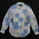 画像: 90'S RALPH LAUREN "CLASSIC FIT" パッチワーク 長袖 BDシャツ クレイジーパターンストライプ (VINTAGE) 「L/S Shirt」 入荷しました。