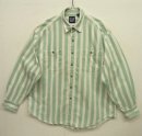 画像: 90'S GAP 旧タグ メタルボタン ワークシャツ ストライプ (VINTAGE) 「L/S Shirt」 入荷しました。
