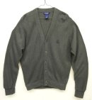 画像: IZOD Vネック アクリル カーディガン ダークグレー USA製 (USED) 「Knit」 入荷しました。