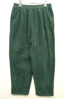 画像: ウエストゴム入り コーデュロイ イージーパンツ GREEN (USED) 「Bottoms」 入荷しました。
