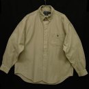 画像: 90'S RALPH LAUREN "BIG SHIRT" コーデュロイ BDシャツ グレーベージュ (VINTAGE) 「L/S Shirt」 入荷しました。