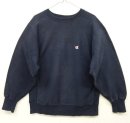 画像: 90'S CHAMPION 刺繍タグ リバースウィーブ 無地 ネイビー USA製 (VINTAGE) 「Sweat Shirt」 入荷しました。
