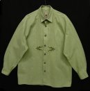 画像: ユーロヴィンテージ オーストリア発 刺繍入り チロリアンシャツ LT GREEN (VINTAGE) 「L/S Shirt」 入荷しました。