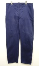 画像: 70'S ジャーマンワーク HBT サイドアジャスター付き ワークパンツ BLUE (DEADSTOCK) 「Bottoms」 入荷しました。