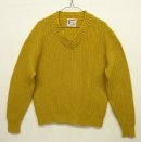 画像: 60'S HIGHLAND KNITTING MILLS Vネック セーター マスタード (VINTAGE) 「Knit」 入荷しました。