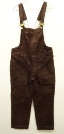 画像: UNKNOWN ユーロワーク 太畝 コーデュロイ オーバーオール ブラウン (VINTAGE) 「Bottoms」 入荷しました。