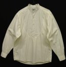 画像: J.J.KEY スタンドカラー プルオーバーシャツ ホワイト/ドット イタリア製 (VINTAGE) 「L/S Shirt」 入荷しました。
