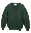 画像: HAWICK カシミア100% Vネック セーター ダークグリーン スコットランド製 (USED) 「Knit」 入荷しました。