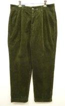 画像: 90'S RALPH LAUREN "HAMMOND PANT" ツープリーツ コーデュロイパンツ OLIVE (VINTAGE) 「Bottoms」 入荷しました。
