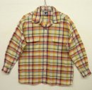 画像: 90'S GAP 旧タグ オープンカラーシャツ チェック柄 (VINTAGE) 「L/S Shirt」 入荷しました。